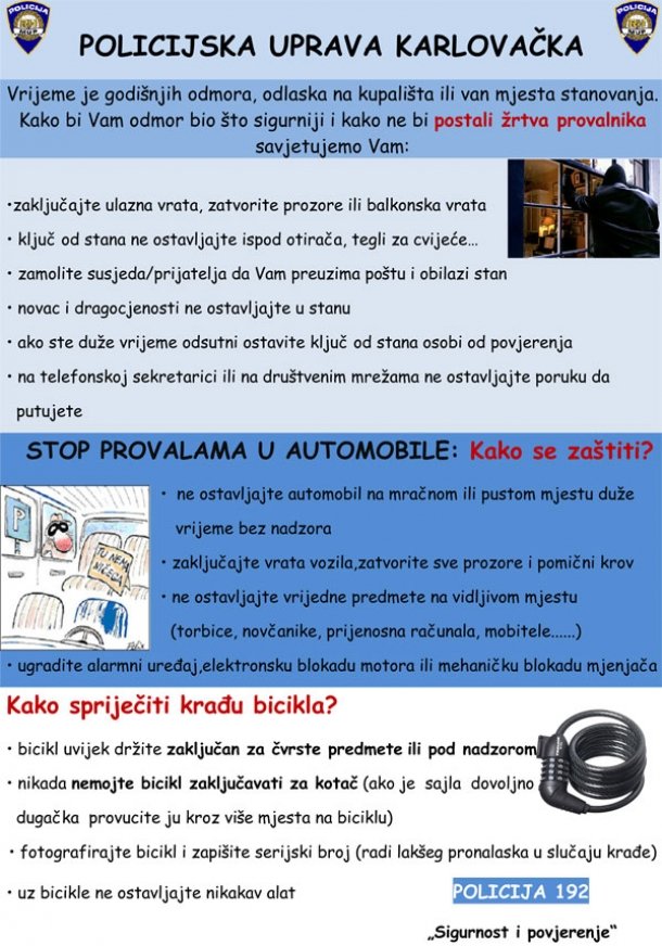 Čuvajmo se lopova i provalnika