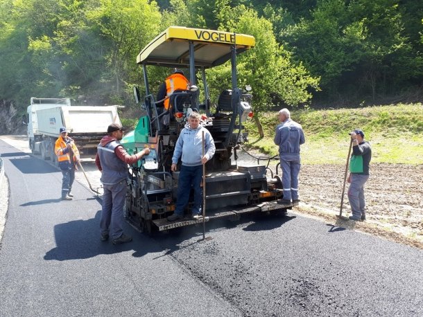 Nastavljeni radovi na cesti kod brane Bukovnik