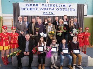 Dodijeljene nagrade najboljima u sportu Grada Ogulina za 2016. godinu